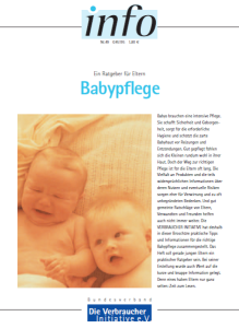 Cover Broschüren-Center: Babypflege