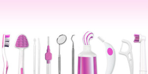 Verschiedene Zahnpflegeprodukte