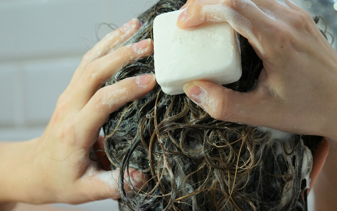 … ein Stück Nachhaltigkeit  – festes Shampoo – feste Haarspülung