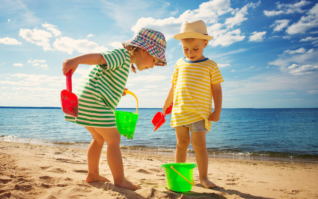 Kinder können nicht selbst für Sonnenschutz sorgen