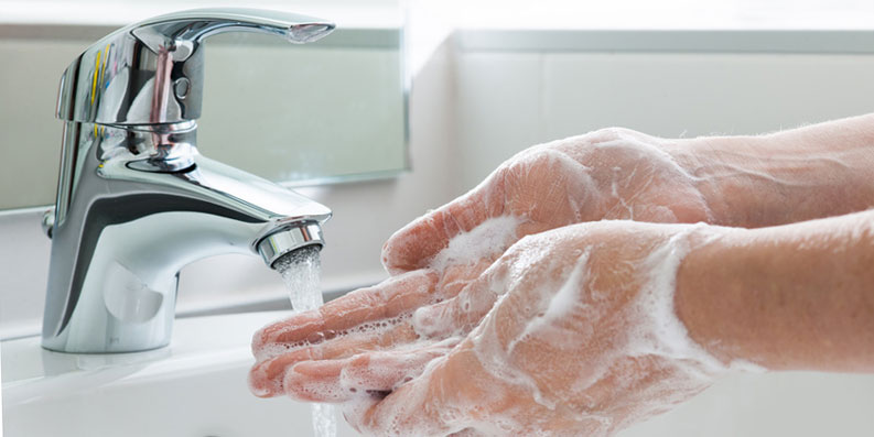 Händewaschen – sorgt für Reduzierung des Infektionsrisikos
